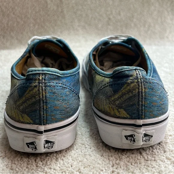 Vans x Van Gogh Museum Self Portrait Sneakers Unisex Shoe Men 7.5 Women 9 - Picture 2 of 9